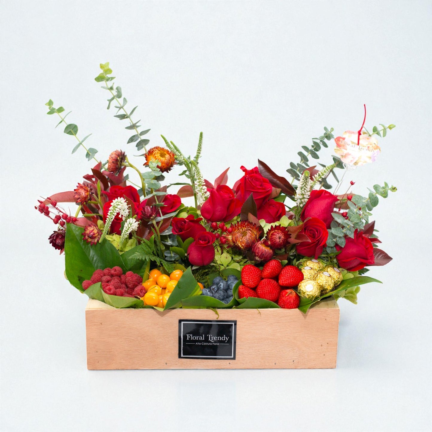 Caja Lujo Floral Fruit Red