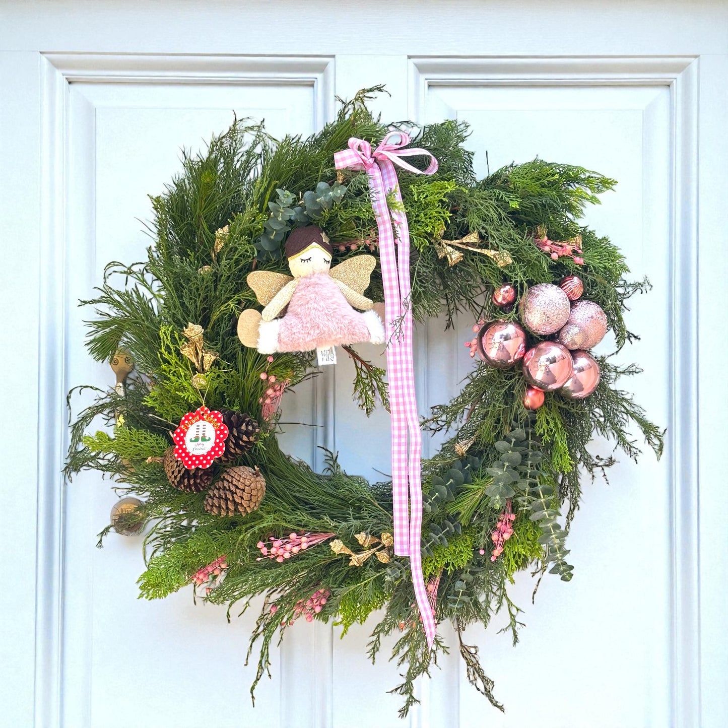 Corona de Puerta- Rosado